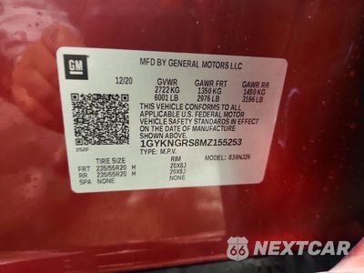 Zdjęcie 13 z 13 samochodu: 2021 CADILLAC XT5 SPORT VIN:1GYKNGRS8MZ155253 - miniatura