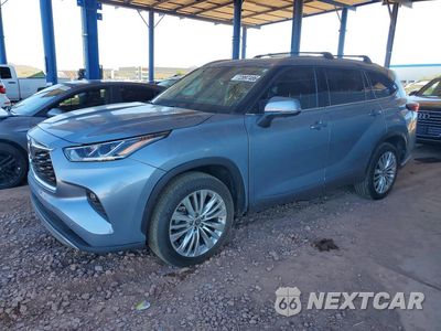 2023 TOYOTA HIGHLANDER PLATINUM 5TDKDRAH1PS039791 - główne zdjęcie licytacji z USA - miniatura
