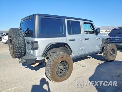 Trzecie zdjęcie samochodu z tyłu: 2023 JEEP WRANGLER RUBICON 4XE VIN:1C4JJXR6XPW524118 - miniatura
