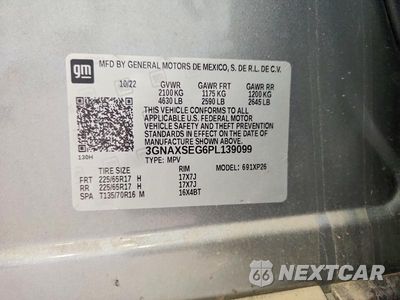 Zdjęcie 14 z 14 samochodu: 2023 CHEVROLET EQUINOX LS VIN:3GNAXSEG6PL139099 - miniatura