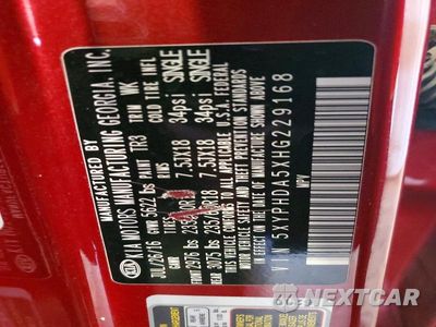 Zdjęcie 13 z 13 samochodu: 2017 KIA SORENTO EX VIN:5XYPHDA5XHG229168 - miniatura