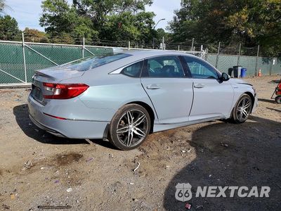 Trzecie zdjęcie samochodu z tyłu: 2021 HONDA ACCORD TOURING HYBRID VIN:1HGCV3F98MA014607 - miniatura