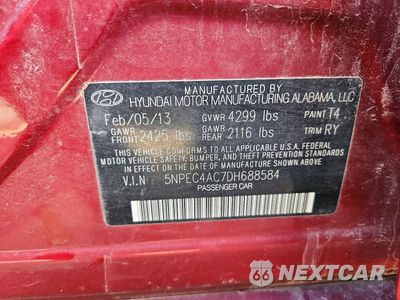 Zdjęcie 12 z 12 samochodu: 2013 HYUNDAI SONATA SE VIN:5NPEC4AC7DH688584 - miniatura