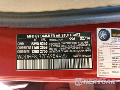 Zdjęcie 12 z 12 samochodu: 2014 MERCEDES-BENZ E 350 4MATIC VIN:WDDHF8JB7EA984495 - miniatura
