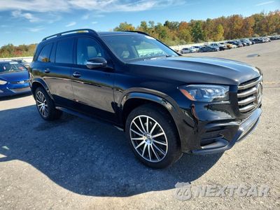 Czwarte zdjęcie samochodu z boku: 2025 MERCEDES-BENZ GLS 450 4MATIC VIN:4JGFF5KEXSB415280 - miniatura
