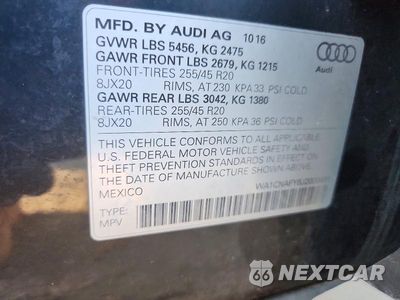 Zdjęcie 13 z 13 samochodu: 2018 AUDI Q5 PRESTIGE VIN:WA1CNAFY8J2000491 - miniatura