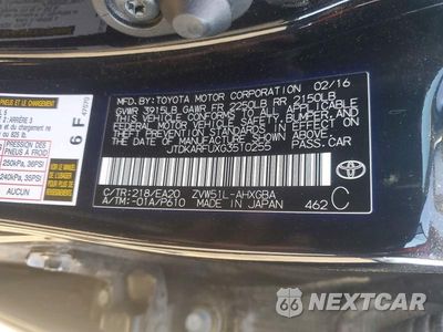 Zdjęcie 12 z 12 samochodu: 2016 TOYOTA PRIUS FOUR VIN:JTDKARFUXG3510255 - miniatura