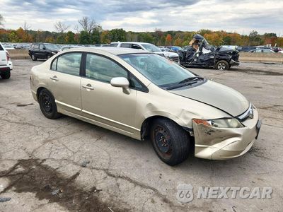 Czwarte zdjęcie samochodu z boku: 2008 HONDA CIVIC LX VIN:1HGFA16528L049812 - miniatura