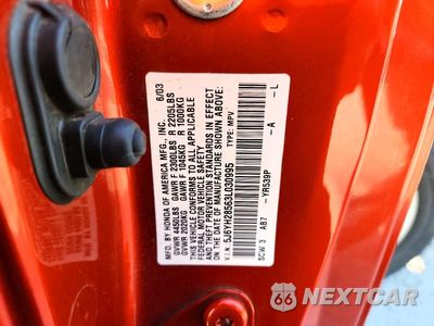Zdjęcie 12 z 12 samochodu: 2003 HONDA ELEMENT EX VIN:5J6YH28563L030995 - miniatura
