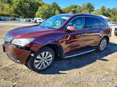 2014 ACURA MDX TECHNOLOGY 5FRYD4H45EB025683 - główne zdjęcie licytacji z USA - miniatura