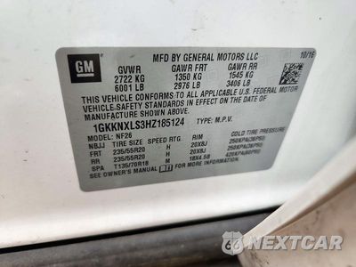 Zdjęcie 13 z 13 samochodu: 2017 GMC ACADIA DENALI VIN:1GKKNXLS3HZ185124 - miniatura