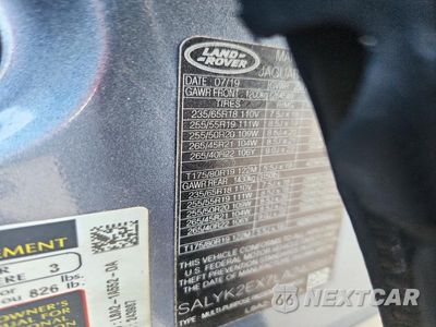 Zdjęcie 14 z 14 samochodu: 2020 LAND ROVER RANGE ROVER VELAR R-DYNAMIC S VIN:SALYK2EX7LA243987 - miniatura