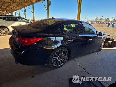 Trzecie zdjęcie samochodu z tyłu: 2016 INFINITI Q50 RED SPORT 400 VIN:JN1FV7APXGM420578 - miniatura