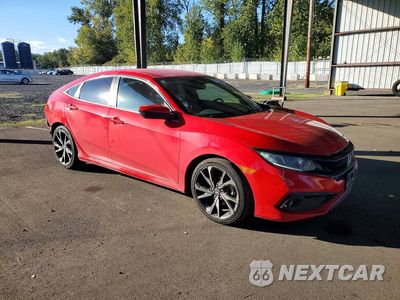 Czwarte zdjęcie samochodu z boku: 2019 HONDA CIVIC SPORT VIN:2HGFC2E88KH540174 - miniatura