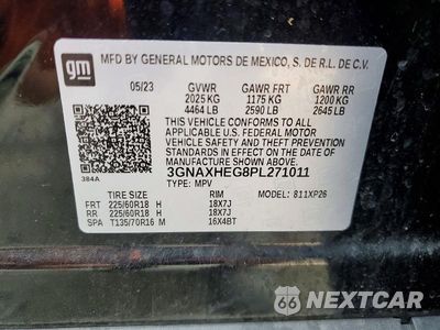 Zdjęcie 13 z 13 samochodu: 2023 CHEVROLET EQUINOX LS VIN:3GNAXHEG8PL271011 - miniatura