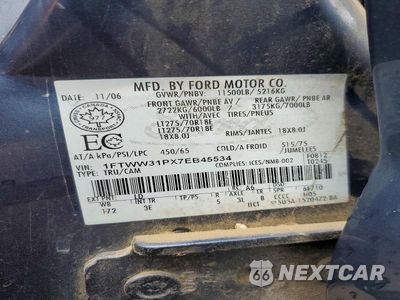 Zdjęcie 12 z 12 samochodu: 2007 FORD F350 SRW SUPER DUTY VIN:1FTWW31PX7EB45534 - miniatura