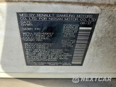 Zdjęcie 13 z 13 samochodu: 2017 NISSAN ROGUE SV VIN:KNMAT2MT5HP614119 - miniatura