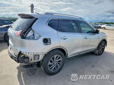 Trzecie zdjęcie samochodu z tyłu: 2016 NISSAN ROGUE SL VIN:5N1AT2MT0GC862165 - miniatura