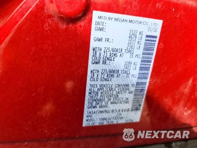 Zdjęcie 14 z 14 samochodu: 2016 NISSAN ROGUE SL VIN:5N1AT2MV9GC854468 - miniatura