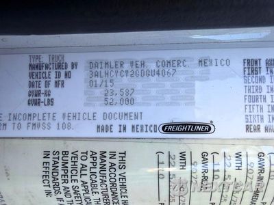 Zdjęcie 10 z 14 samochodu: 2016 FREIGHTLINER M2 TRUCK CAB AND CHASSIS VIN:3ALHCYCY2GDGU4067 - miniatura