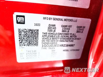 Zdjęcie 12 z 12 samochodu: 2024 CHEVROLET SILVERADO K1500 HIGH COUNTRY VIN:1GCUDJEDXRZ164887 - miniatura