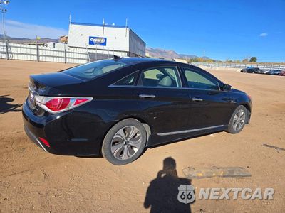 Trzecie zdjęcie samochodu z tyłu: 2014 HYUNDAI SONATA HYBRID VIN:KMHEC4A45EA108472 - miniatura