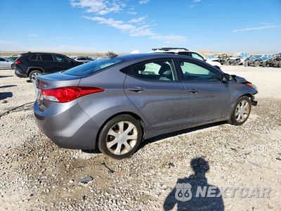 Trzecie zdjęcie samochodu z tyłu: 2012 HYUNDAI ELANTRA LIMITED VIN:5NPDH4AE0CH093895 - miniatura