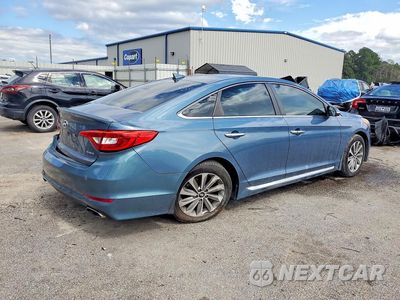 Trzecie zdjęcie samochodu z tyłu: 2015 HYUNDAI SONATA SPORT VIN:5NPE34AF8FH102147 - miniatura