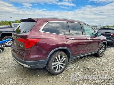 Trzecie zdjęcie samochodu z tyłu: 2016 HONDA PILOT ELITE VIN:5FNYF6H04GB111302 - miniatura