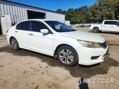 Czwarte zdjęcie samochodu z boku: 2014 HONDA ACCORD LX VIN:1HGCR2F34EA049561 - miniatura