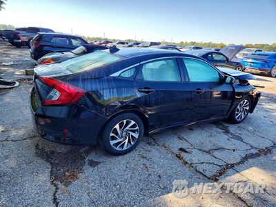 Trzecie zdjęcie samochodu z tyłu: 2017 HONDA CIVIC EX VIN:19XFC2F78HE052836 - miniatura