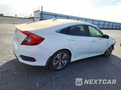 Trzecie zdjęcie samochodu z tyłu: 2018 HONDA CIVIC EX VIN:JHMFC1F33JX037950 - miniatura