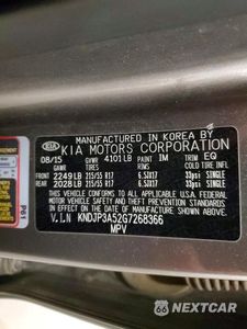 Zdjęcie 12 z 12 samochodu: 2016 KIA SOUL + VIN:KNDJP3A52G7268366 - miniatura