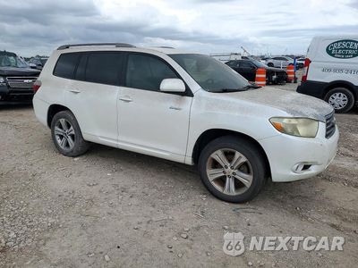 Czwarte zdjęcie samochodu z boku: 2009 TOYOTA HIGHLANDER SPORT VIN:JTEES43A492110087 - miniatura