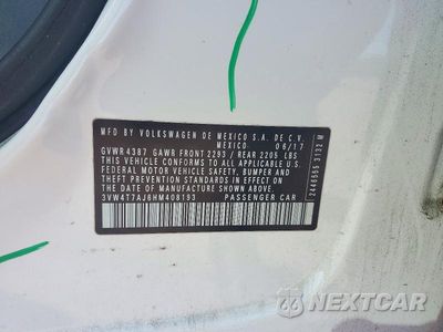 Zdjęcie 12 z 12 samochodu: 2017 VOLKSWAGEN JETTA GLI VIN:3VW4T7AJ6HM408193 - miniatura