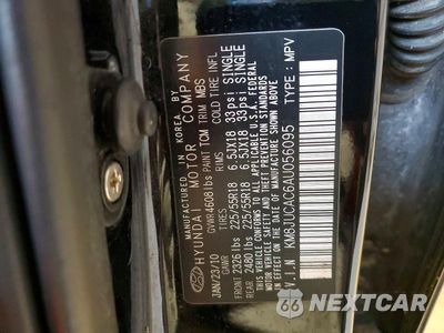 Zdjęcie 13 z 13 samochodu: 2010 HYUNDAI TUCSON VIN:KM8JUCAC6AU056095 - miniatura