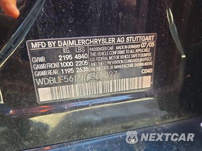 Zdjęcie 12 z 12 samochodu: 2006 MERCEDES-BENZ E 350 VIN:WDBUF56J76A859097 - miniatura