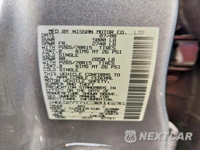 Zdjęcie 12 z 12 samochodu: 2001 NISSAN FRONTIER XE VIN:1N6ED27T71C301626 - miniatura