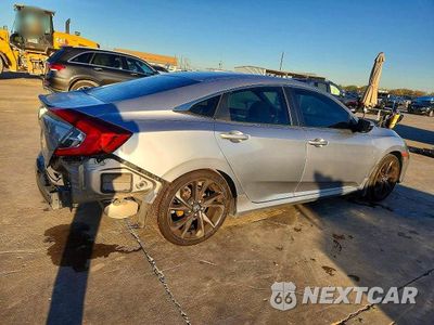 Trzecie zdjęcie samochodu z tyłu: 2019 HONDA CIVIC SPORT VIN:19XFC2F82KE013787 - miniatura