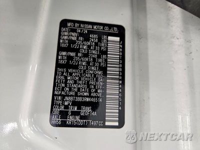 Zdjęcie 14 z 14 samochodu: 2024 NISSAN ROGUE SV VIN:JN8BT3BB3RW446514 - miniatura