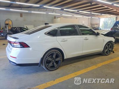Trzecie zdjęcie samochodu z tyłu: 2023 HONDA ACCORD HYBRID SPORT VIN:1HGCY2F59PA044783 - miniatura