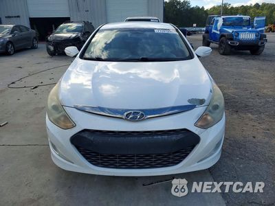 Piąte zdjęcie samochodu w środku: 2015 HYUNDAI SONATA HYBRID BASE VIN:KMHEC4A41FA138456 - miniatura