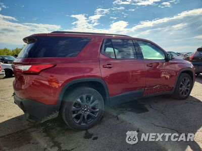 Trzecie zdjęcie samochodu z tyłu: 2019 CHEVROLET TRAVERSE HIGH COUNTRY VIN:1GNEVJKW5KJ185259 - miniatura