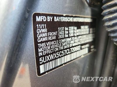 Zdjęcie 13 z 13 samochodu: 2012 BMW X3 XDRIVE28I VIN:5UXWX5C57CL720682 - miniatura