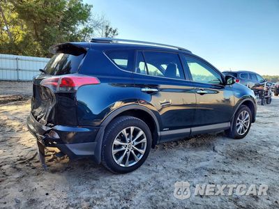 Trzecie zdjęcie samochodu z tyłu: 2018 TOYOTA RAV4 HV LIMITED VIN:JTMDJREV9JD183156 - miniatura