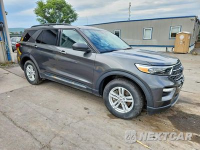 Czwarte zdjęcie samochodu z boku: 2020 FORD EXPLORER XLT VIN:1FMSK8DH5LGC18833 - miniatura