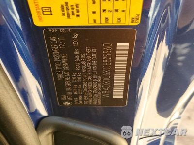 Zdjęcie 12 z 12 samochodu: 2012 BMW 335 I SULEV VIN:WBADX1C5XCE825560 - miniatura