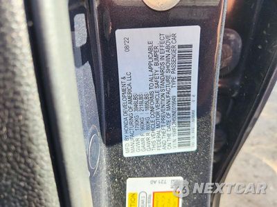Zdjęcie 12 z 12 samochodu: 2022 HONDA CIVIC LX VIN:19XFL2H50NE019949 - miniatura
