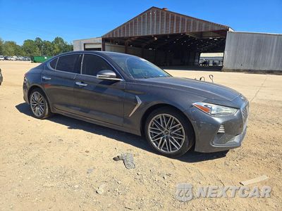 Czwarte zdjęcie samochodu z boku: 2021 GENESIS G70 ELITE VIN:KMTG34LA9MU066788 - miniatura