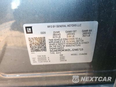 Zdjęcie 13 z 13 samochodu: 2020 BUICK ENCLAVE AVENIR VIN:5GAERDKW2LJ246715 - miniatura
